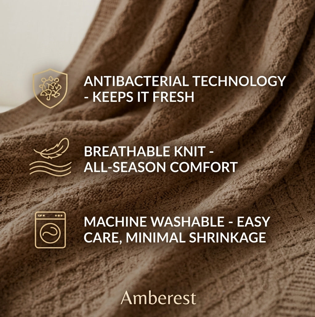 Amberest | Knitted Harmony Throw