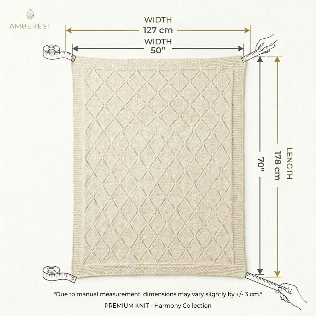 Amberest | Knitted Harmony Throw