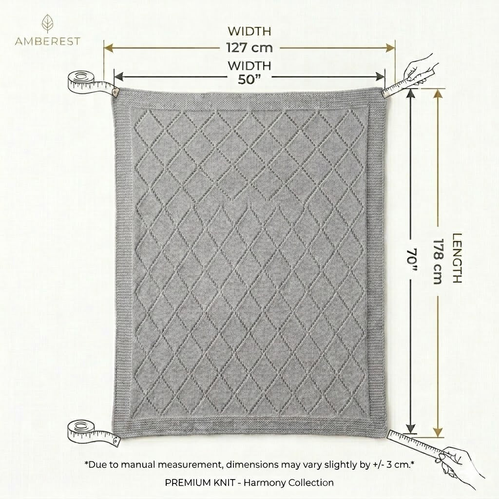 Amberest | Knitted Harmony Throw